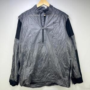 Vintage Nike Golf Windbreaker Jacket Large Gray